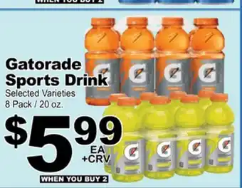 Superior Grocers Gatorade Sports Drink offer