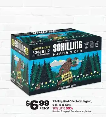 Grocery Outlet Schilling Hard Cider Local Legend offer