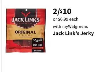 Walgreens Jack Link's Jerky offer