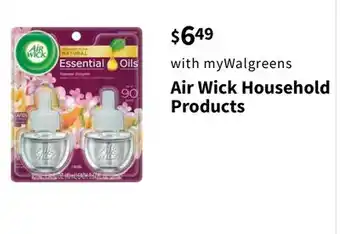 Walgreens Air Wick Household Products offer