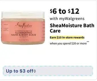 Walgreens SheaMoisture Bath Care offer