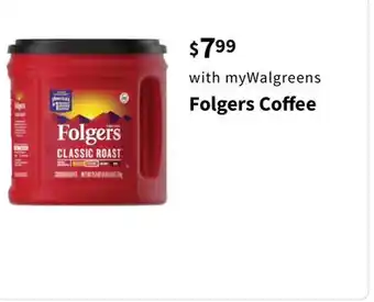 Walgreens Folgers Coffee offer