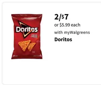 Walgreens Doritos offer