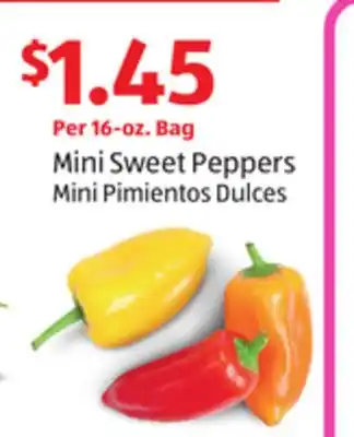 Aldi Mini Sweet Peppers offer