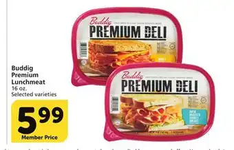 Vons Buddig Premium Lunchmeat offer