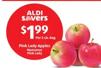 Aldi Pink Lady Apples offer