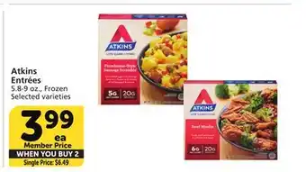 Vons Atkins Entrées offer