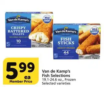 Vons Van de Kamp's Fish Selections offer