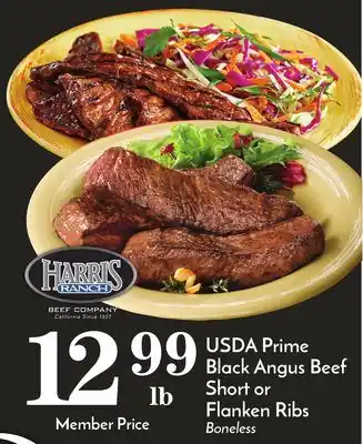 Pavilions USDA Prime Black Angus Beef Short or Flanken Ribs offer