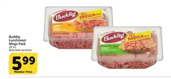 Vons Buddig Lunchmeat Mega Pack offer