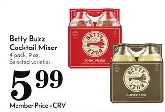 Pavilions Betty Buzz Cocktail Mixer offer