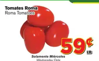 El Super Fresh Roma Tomatoes offer