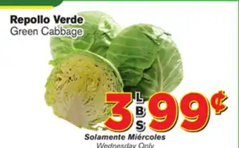 El Super Fresh Green Cabbage offer