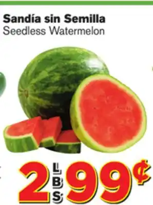 El Super Fresh Seedless Watermelon offer