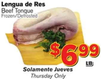 El Super Fresh Beef Tongue offer