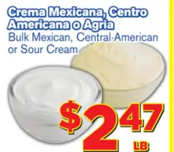 El Super Fresh Bulk Mexican, Central American or Sour Cream offer