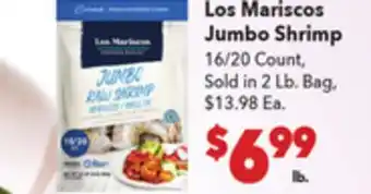 Vallarta Supermarkets Los Mariscos Jumbo Shrimp offer