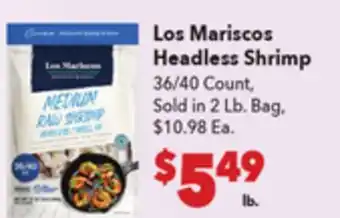 Vallarta Supermarkets Los Mariscos Headless Shrimp offer