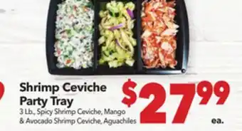 Vallarta Supermarkets Shrimp Ceviche Party Tray offer