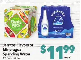 Vallarta Supermarkets Jarritos Flavors or Mineragua Sparkling Water offer