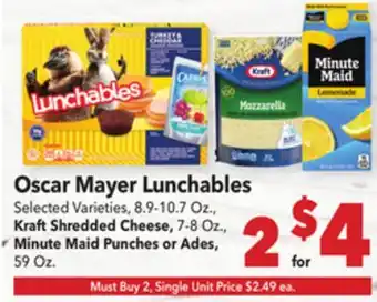 Vallarta Supermarkets Oscar Mayer Lunchables offer