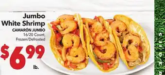 Vallarta Supermarkets Jumbo White Shrimp offer