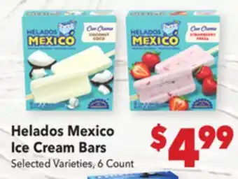Vallarta Supermarkets Helados Mexico Ice Cream Bars offer