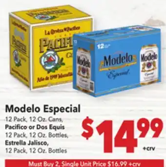 Vallarta Supermarkets Modelo Especial offer