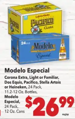 Vallarta Supermarkets Modelo Especial offer
