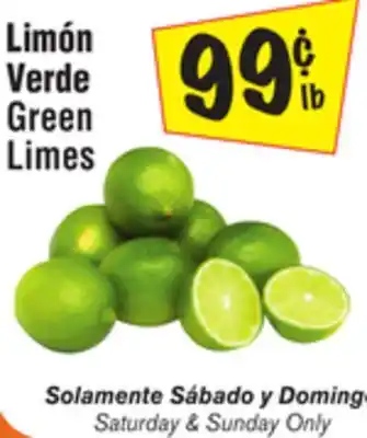 El Super Green Limes offer
