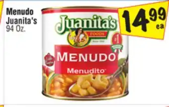El Super Menudo Juanita's offer