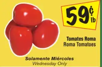 El Super Roma Tomatoes offer