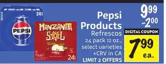 Foodmaxx Pepsi Products offer