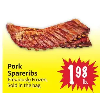 Foodmaxx Pork Spareribs offer