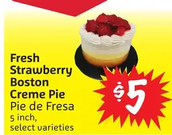 Foodmaxx Fresh Strawberry Boston Creme Pie offer