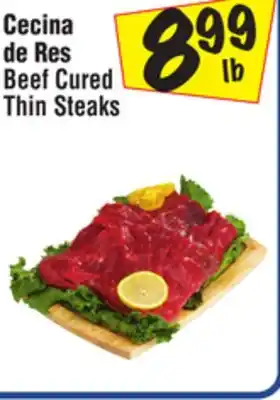 El Super Beef Cured Thin Steaks offer