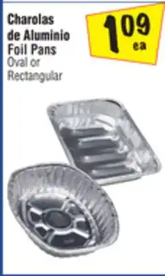 El Super Charolas de Aluminio Foil Pans offer
