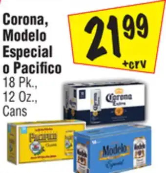 El Super Corona, Modelo Especial o Pacifico offer