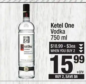 Super King Markets Ketel One Vodka offer