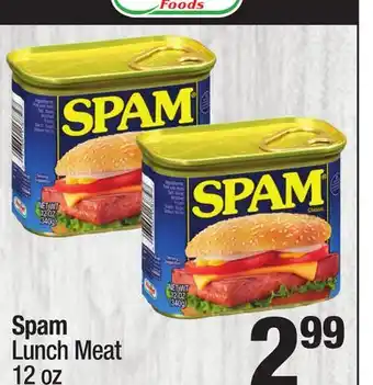 Super King Markets Spam Lunch Meat offer