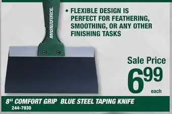 Menards Masterforce 8 Comfort Grip Drywall Taping Knife offer