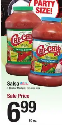 Menards Chi-Chi's Thick & Chunky Medium Salsa - 60 oz offer