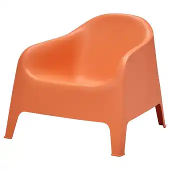 Ikea SkarpÖ Armchair, outdoor, orange offer