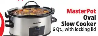 Ocean State Job Lot Master Pot 6 Qt Stainless Steel Slow Cooker offer