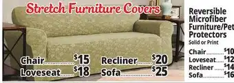 Ocean State Job Lot Stretch Furniture Covers offer