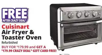 Ocean State Job Lot Cuisinart Air Fryer & Toaster Oven (Factory Refurbished) offer