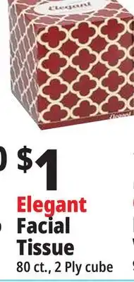 Ocean State Job Lot Elegant Facial Tissue offer