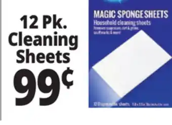 Ocean State Job Lot Gleam Disposable Magic Sponge Cleaning Sheets, 12-Count offer