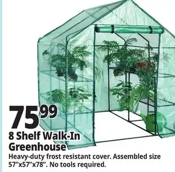 Ocean State Job Lot 8 Shelf Walk-In Greenhouse offer