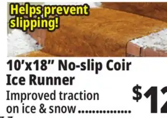 Ocean State Job Lot 10'x18 No-slip Coir Ice Runner offer